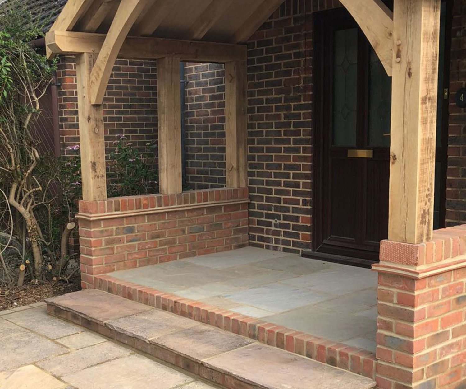 Exterior oak work